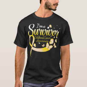 Ich bin ein Überlebender des Krebsbewusstseins im T-Shirt