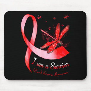 Ich bin ein Überlebender Monat der Herzkrankheiten Mousepad