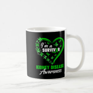 Ich bin ein Überlebender Nierenerkrankung Bewussts Kaffeetasse