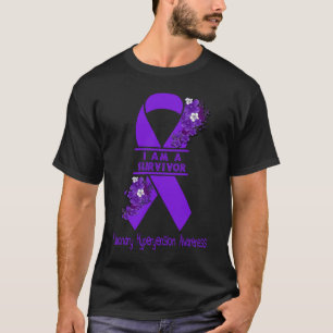 Ich bin ein Überlebender Pulmonale Hypertonie Awar T-Shirt