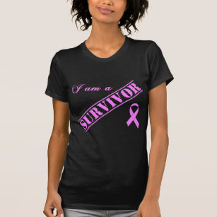 Ich bin ein Überlebender - Rosa Brustkrebs T-Shirt