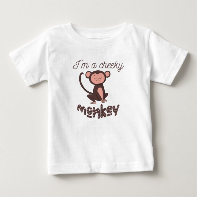 Ich bin ein unverschämtes Affe-T-Shirt Baby T-shirt (Vorderseite)