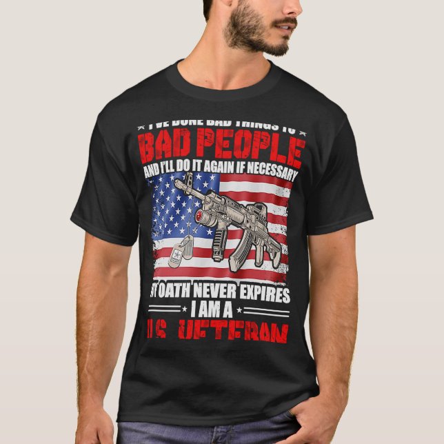 Ich bin ein US-Veteran T-Shirt (Vorderseite)