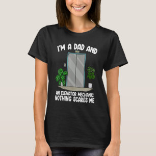 Ich bin ein Vater-Aufzug Mechanik nichts stört mic T-Shirt