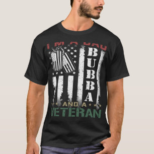 Ich bin ein Vater Bubba und ein Veteran nichts mac T-Shirt