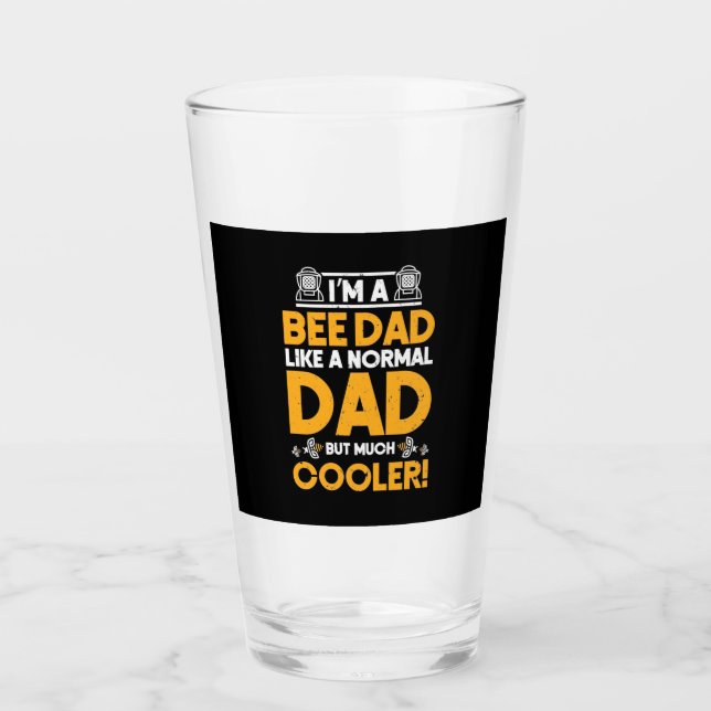 Ich bin ein Vater der Biene Glas (Vorderseite)