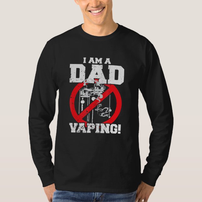 Ich bin ein Vater gegen die Bekämpfung des Rauchen T-Shirt (Vorderseite)