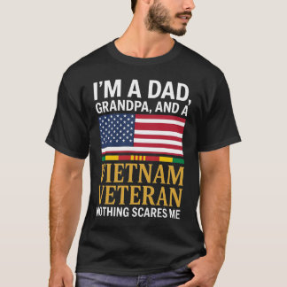 Ich bin ein Vater, Großvater und ein Vietnam-Veter T-Shirt