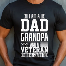 Ich bin ein Vater Opa und Veteran Nichts erschreck