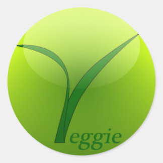 Ich bin ein vegetarischer Aufkleber