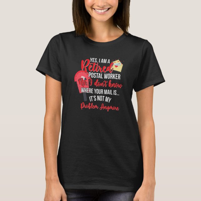 Ich bin ein veralteter Postbote. T-Shirt (Vorderseite)