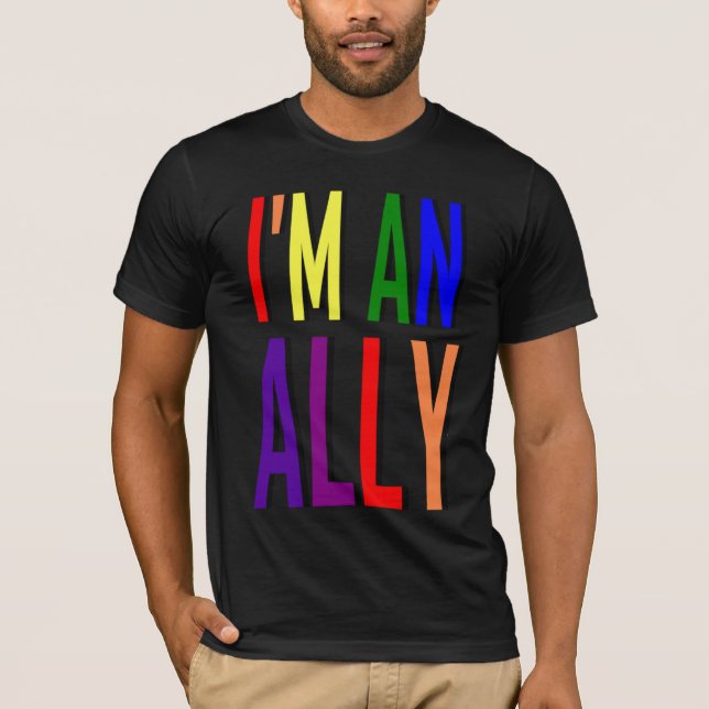 Ich bin ein Verbündet-Shirt T-Shirt (Vorderseite)