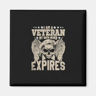 Ich bin ein Veteran, mein Eid erlischt nie Magnet