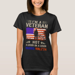 Ich bin ein Veteran und kein sucker oder lockerer  T-Shirt