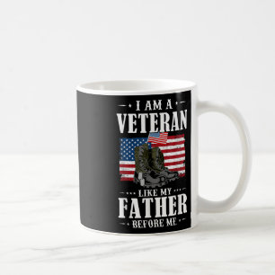 Ich bin ein Veteran wie mein Vater vor mir Amerika Kaffeetasse