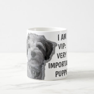 Ich bin ein VIP: Sehr wichtiger Welpe, niedlicher  Kaffeetasse