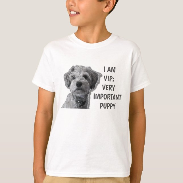 Ich bin ein VIP: Sehr wichtiger Welpe, niedlicher  T-Shirt (Vorderseite)