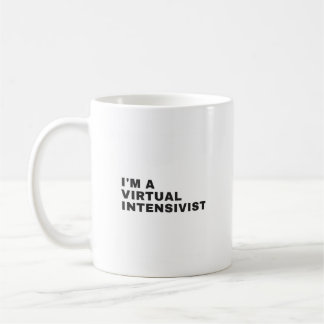 ICH BIN EIN VIRTUELLER INTENSIVIST KAFFEETASSE