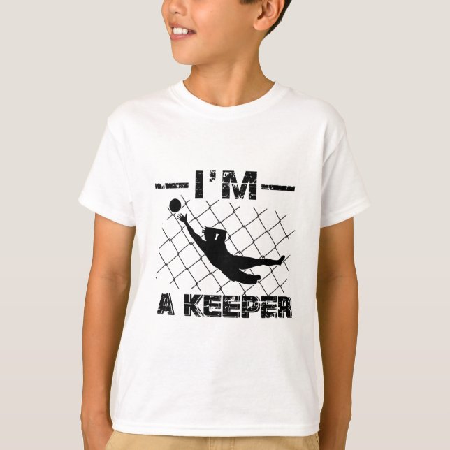 Ich bin ein Wächter - Fußball-Torhüterentwürfe T-Shirt (Vorderseite)