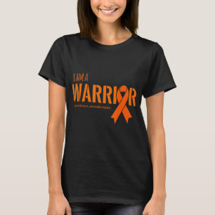 Ich bin ein Warrior Leukämie Krebs Bewusstsein T-Shirt
