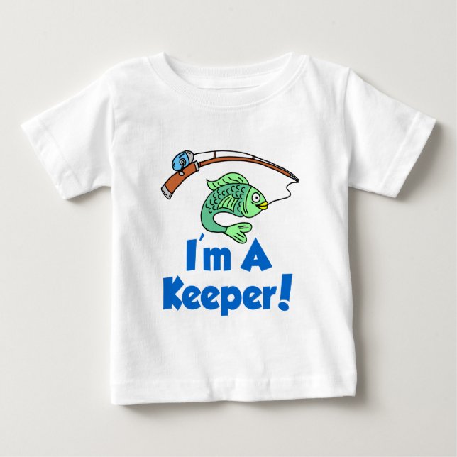 Ich bin ein Wärter Baby T-shirt (Vorderseite)