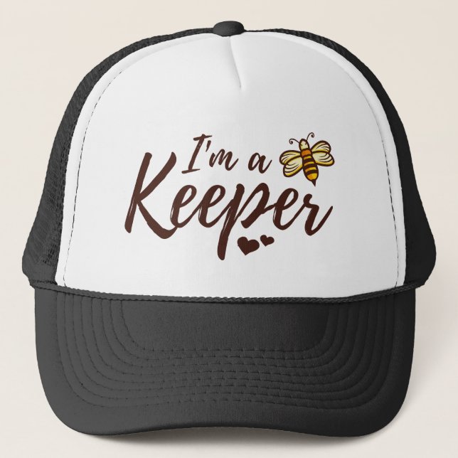 Ich bin ein Wärter Truckerkappe (Vorderseite)