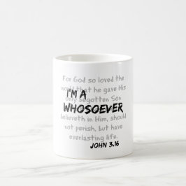 Ich bin ein wem auch immer Christliches Zitat Kaffeetasse