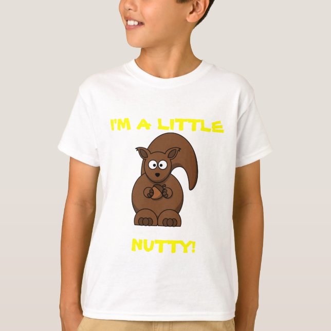ICH BIN EIN WENIG NUTTY SHIRT (Vorderseite)
