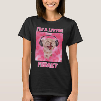 Ich bin ein wenig verrückte Katzenmütterinnen T-Shirt