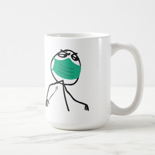 Ich bin ein Zahnarzt Kaffeetasse (Rechts)