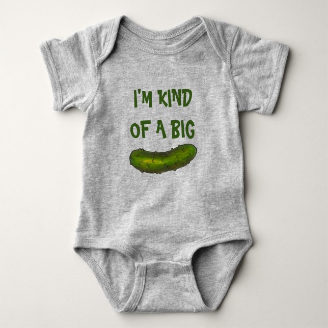 Ich bin ein ziemlich großer Feinschmecker (Deal) Baby Strampler (Vorderseite)