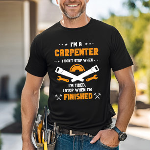 "Ich bin ein Zimmermann" Funny Work T - Shirt