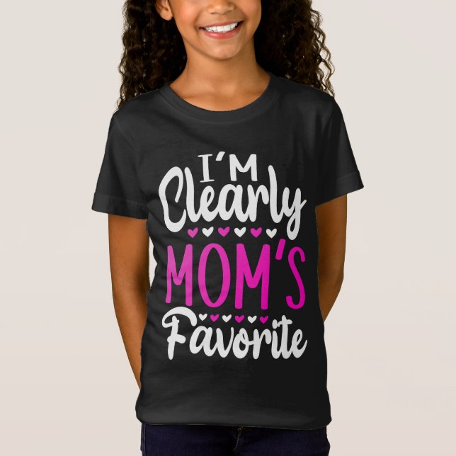 Ich bin eindeutig der Favorit der Mama T-Shirt (Vorderseite)