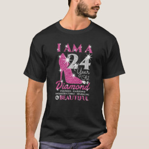 Ich bin eine 24-jährige Diamantenfrau am 24. Gebur T-Shirt