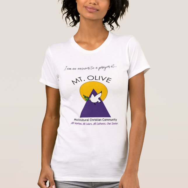 Ich bin eine Antwort auf ein Gebet! T-Shirt (Vorderseite)