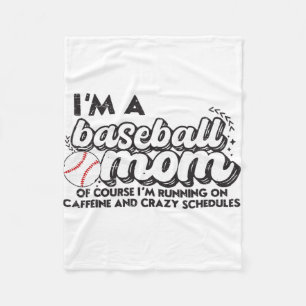 Ich bin eine Baseball-Mama, natürlich laufe ich au Fleecedecke