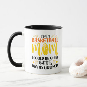 Ich bin eine Basketball-Mama Süße Mutter Sportfan Tasse