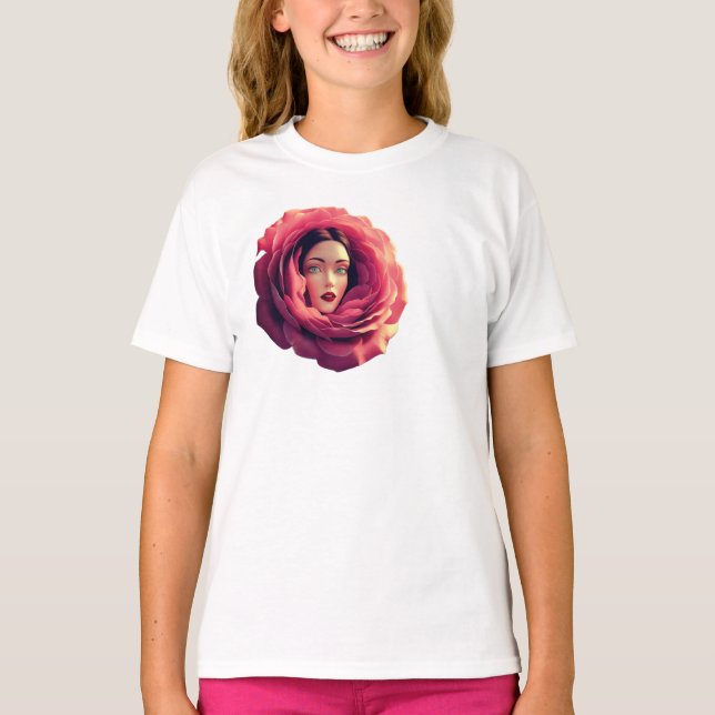 Ich bin eine Blume  T-Shirt (Vorderseite)