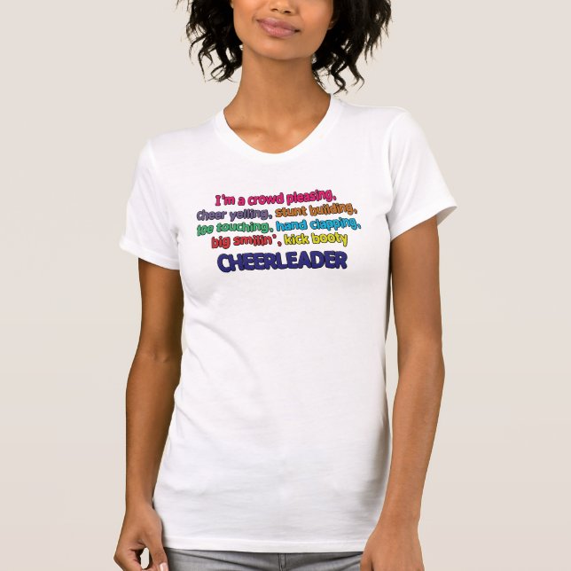 ich bin eine Cheerleader T-Shirt (Vorderseite)