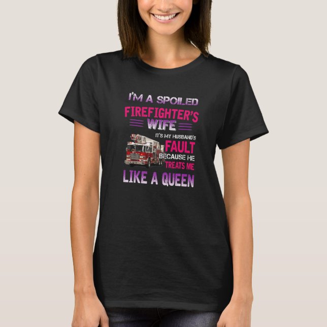 ICH BIN EINE Ehefrau, DIE MEIN HUSBAND IST T-Shirt (Vorderseite)