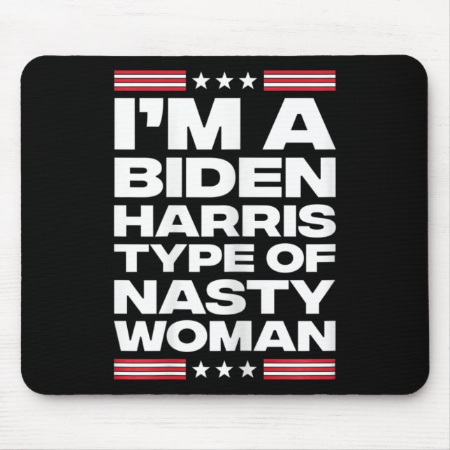 Ich bin eine Eklige Harris-Frau Mousepad (Vorne)