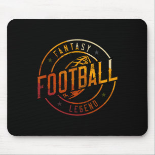 Ich bin eine Fantasy-Football-Legende Retro Fantas Mousepad