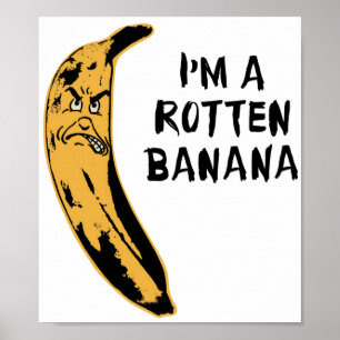 Ich bin eine faule Banane Poster