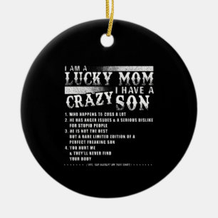 Ich bin eine glückliche Mutter, ich habe eine verr Keramik Ornament