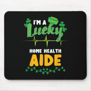 Ich bin eine glückliche Pflegekraft am St. Patrick Mousepad