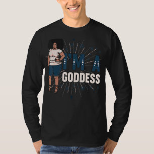 Ich bin eine Göttin Melanin Black Sista Bbw Hübsch T-Shirt