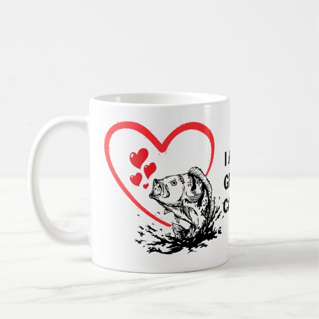 ICH BIN EINE GROSSE FANGLiebe Kaffeetasse (Links)