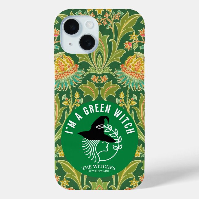 Ich bin eine grüne Hexe! Case-Mate iPhone Hülle (Rückseite)