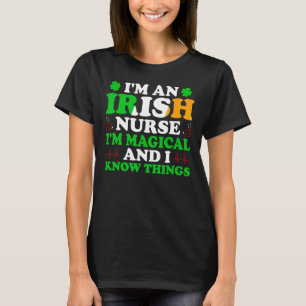Ich bin eine irische Krankenschwester Frau Saint P T-Shirt