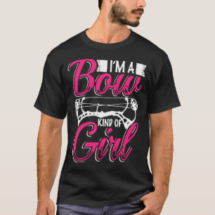 Ich bin eine junge Art Mädchen Bogenschiessen Jage T-Shirt